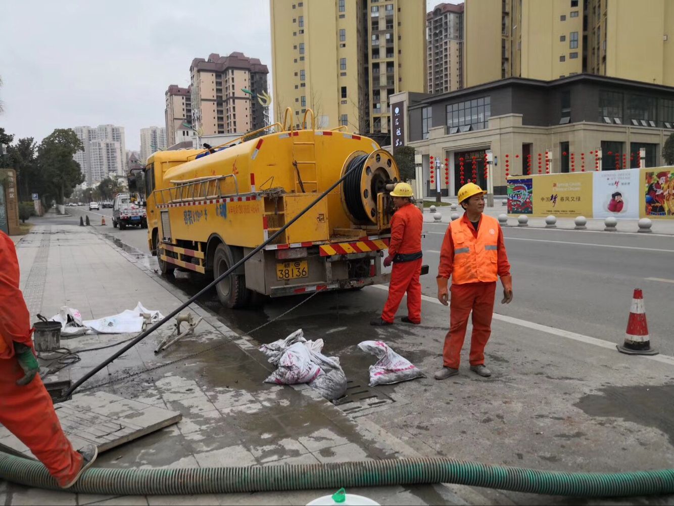 新市排污管道清淤-管道清洗